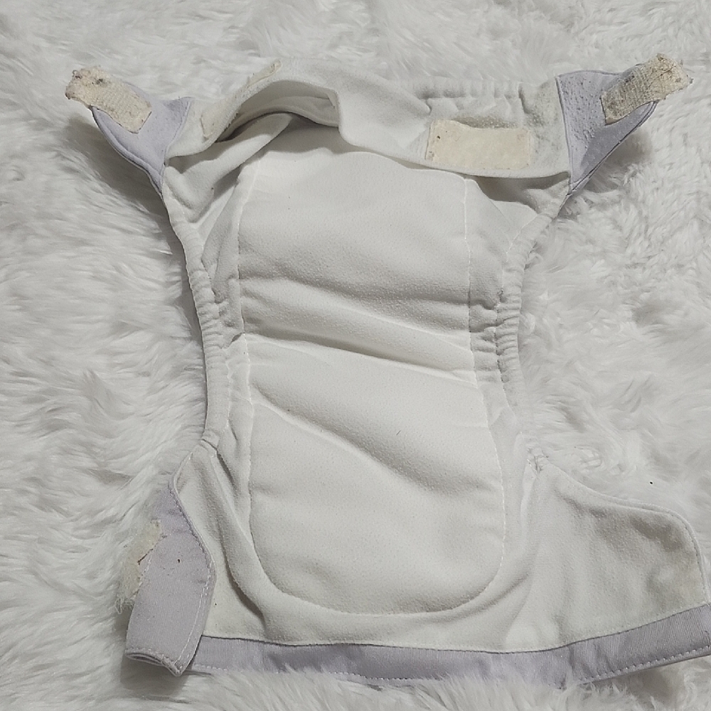 BumGenius Light Gray Diaper - Picture 3 of 4